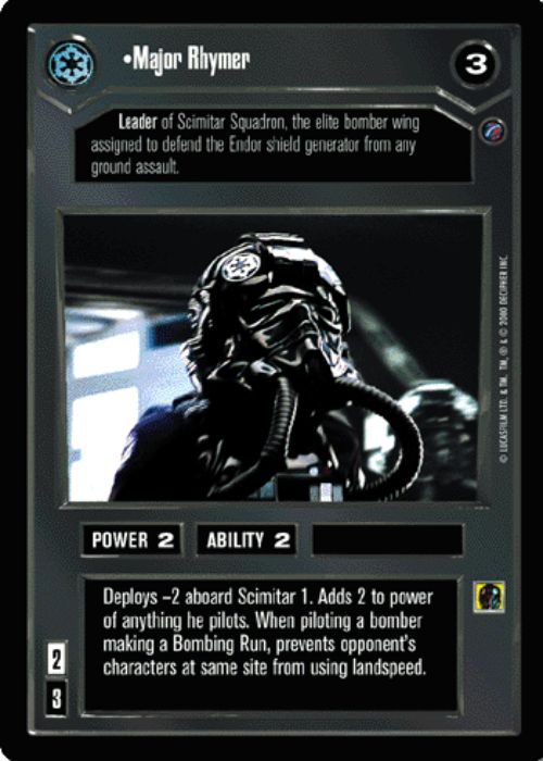 Star Wars CCG | Major Rhymer - Death Star II | The Nerd Merchant