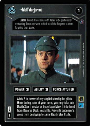 Star Wars CCG | Moff Jerjerrod - Death Star II | The Nerd Merchant