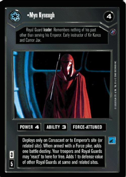 Star Wars CCG | Myn Kyneugh - Death Star II | The Nerd Merchant