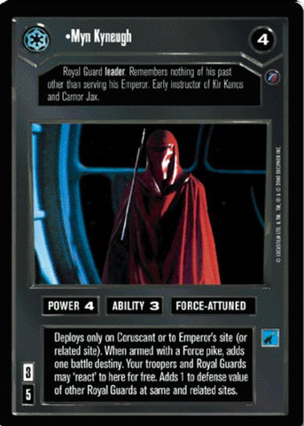 Star Wars CCG | Myn Kyneugh - Death Star II | The Nerd Merchant