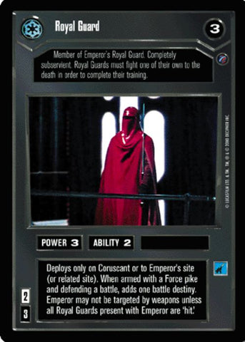 Star Wars CCG | Royal Guard - Death Star II | The Nerd Merchant