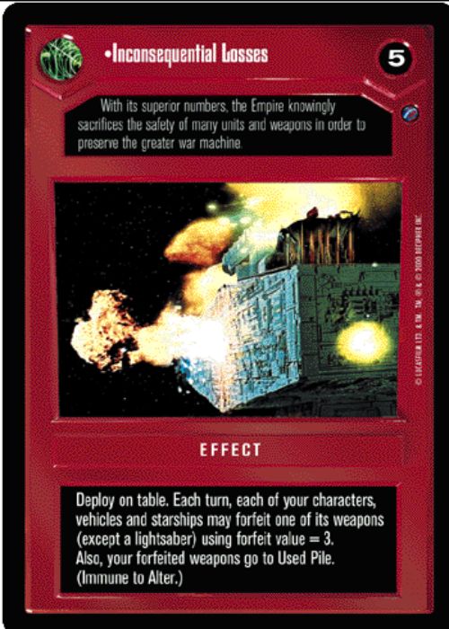 Star Wars CCG | Inconsequential Losses - Death Star II | The Nerd Merchant