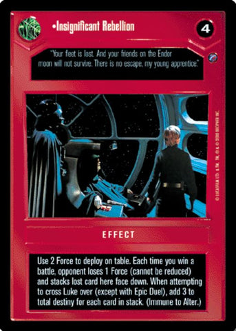 Star Wars CCG | Insignificant Rebellion - Death Star II | The Nerd Merchant