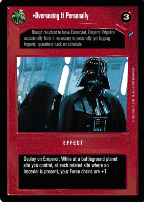 Star Wars CCG | Overseeing It Personally - Death Star II | The Nerd Merchant