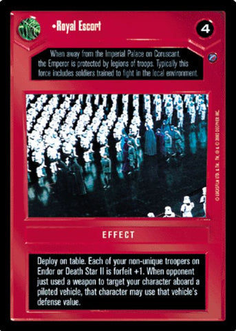 Star Wars CCG | Royal Escort - Death Star II | The Nerd Merchant