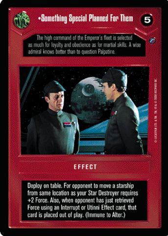 Star Wars CCG | Something Special Planned For Them - Death Star II | The Nerd Merchant