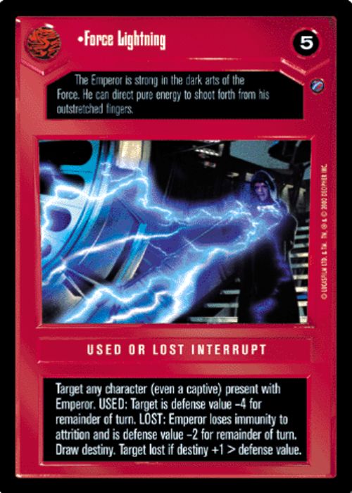 Star Wars CCG | Force Lightning - Death Star II | The Nerd Merchant
