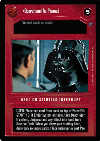 Star Wars CCG | Operational As Planned - Death Star II | The Nerd Merchant