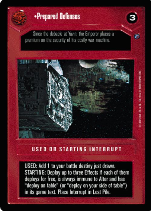 Star Wars CCG | Prepared Defenses - Death Star II | The Nerd Merchant