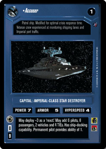 Star Wars CCG | Accuser - Death Star II | The Nerd Merchant