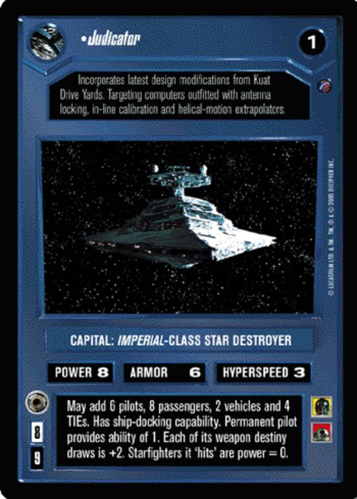 Star Wars CCG | Judicator - Death Star II | The Nerd Merchant