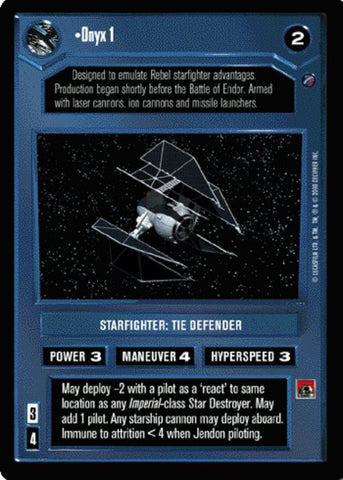 Star Wars CCG | Onyx 1 - Death Star II | The Nerd Merchant