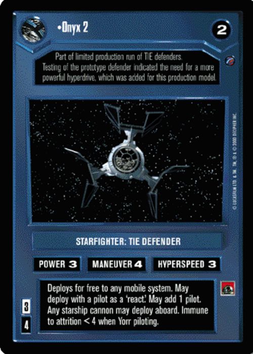 Star Wars CCG | Onyx 2 - Death Star II | The Nerd Merchant