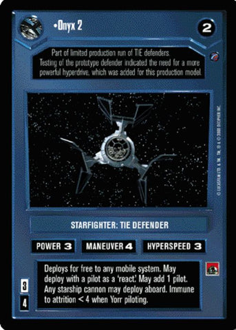 Star Wars CCG | Onyx 2 - Death Star II | The Nerd Merchant