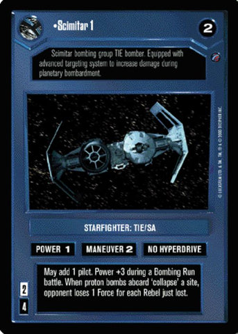 Star Wars CCG | Scimitar 1 - Death Star II | The Nerd Merchant