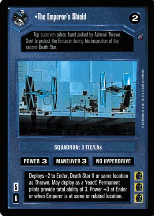 Star Wars CCG | The Emperor's Shield - Death Star II | The Nerd Merchant