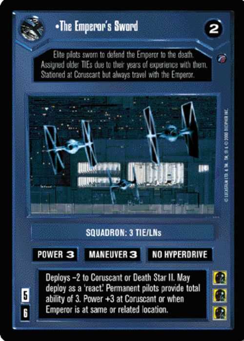 Star Wars CCG | The Emperor's Sword - Death Star II | The Nerd Merchant