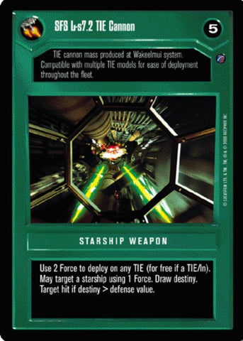 Star Wars CCG | SFS L-s7.2 TIE Cannon - Death Star II | The Nerd Merchant