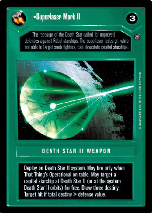 Star Wars CCG | Superlaser Mark II - Death Star II | The Nerd Merchant