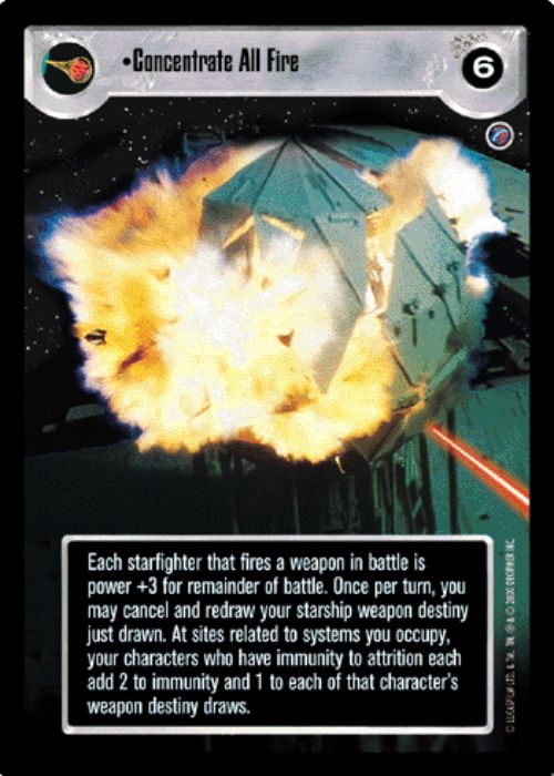 Star Wars CCG | Concentrate All Fire - Death Star II | The Nerd Merchant