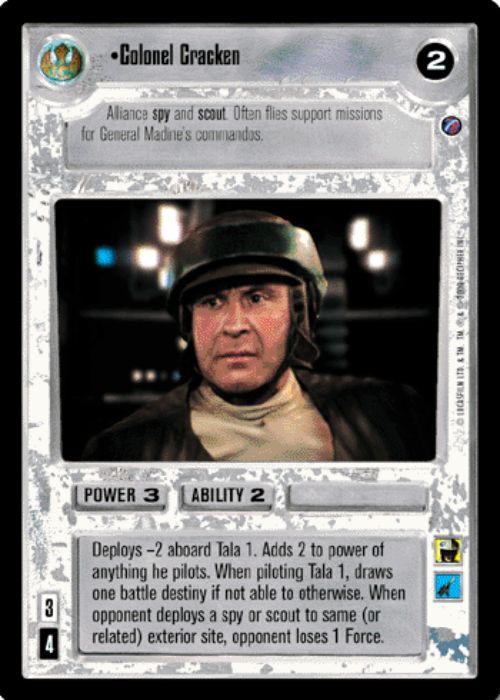 Star Wars CCG | Colonel Cracken - Death Star II | The Nerd Merchant