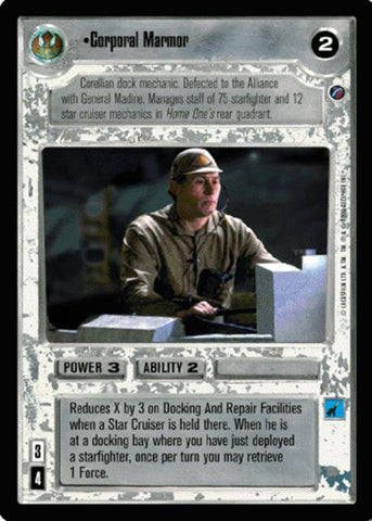 Star Wars CCG | Corporal Marmor - Death Star II | The Nerd Merchant