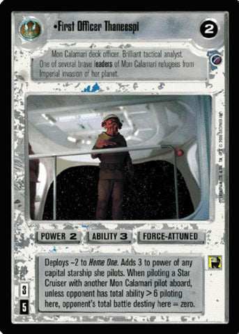 Star Wars CCG | First Officer Thaneespi - Death Star II | The Nerd Merchant