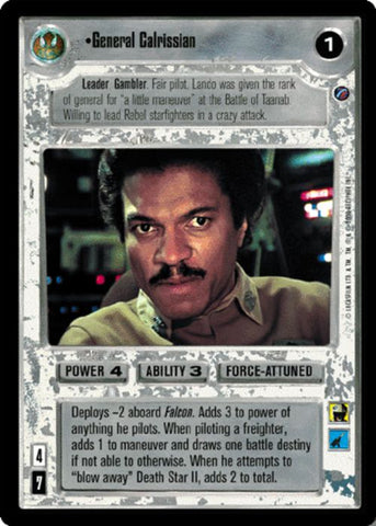 Star Wars CCG | General Calrissian - Death Star II | The Nerd Merchant