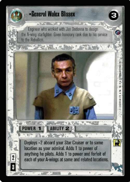 Star Wars CCG | General Walex Blissex - Death Star II | The Nerd Merchant