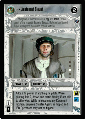 Star Wars CCG | Lieutenant Blount - Death Star II | The Nerd Merchant