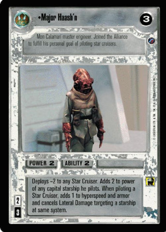 Star Wars CCG | Major Haash'n - Death Star II | The Nerd Merchant