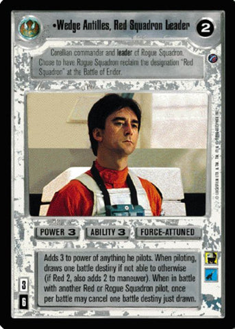 Star Wars CCG | Wedge Antilles, Red Squadron Leader - Death Star II | The Nerd Merchant