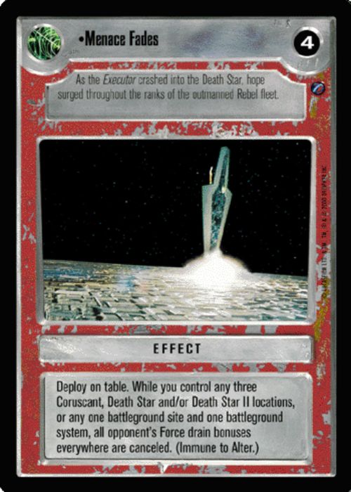 Star Wars CCG | Menace Fades - Death Star II | The Nerd Merchant