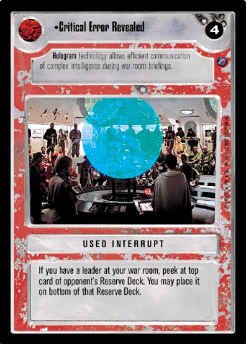 Star Wars CCG | Critical Error Revealed - Death Star II | The Nerd Merchant