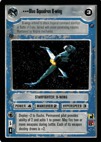 Star Wars CCG | Blue Squadron B-wing - Death Star II | The Nerd Merchant