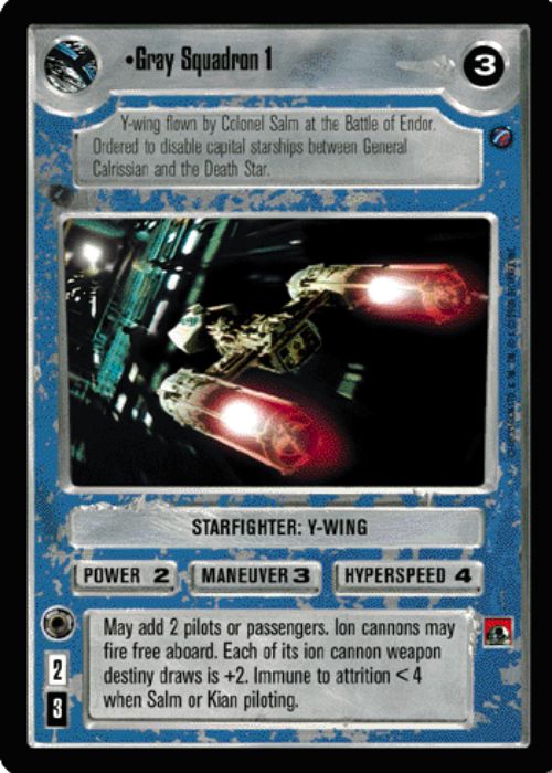 Star Wars CCG | Gray Squadron 1 - Death Star II | The Nerd Merchant