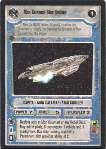 Star Wars CCG | Mon Calamari Star Cruiser - Death Star II | The Nerd Merchant