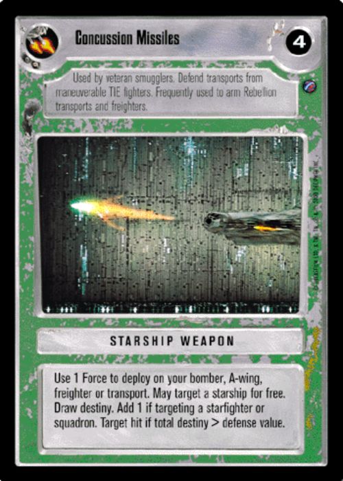 Star Wars CCG | Concussion Missiles [Light] - Death Star II | The Nerd Merchant