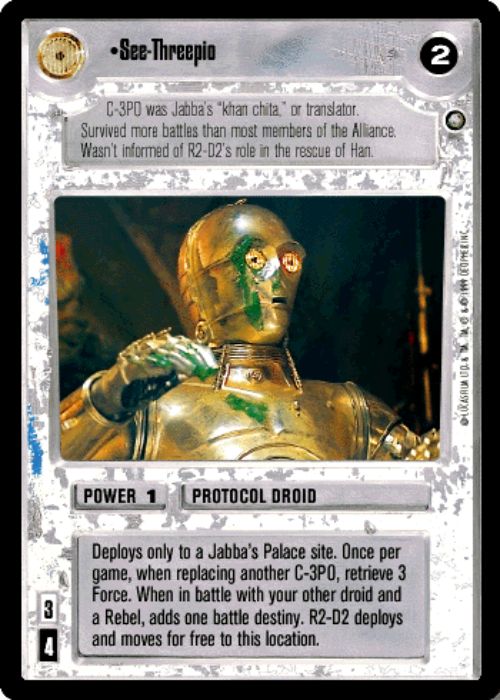 Star Wars CCG | See-Threepio - Enhanced Jabba's Palace | The Nerd Merchant