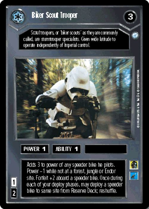 Star Wars CCG | Biker Scout Trooper - Endor | The Nerd Merchant