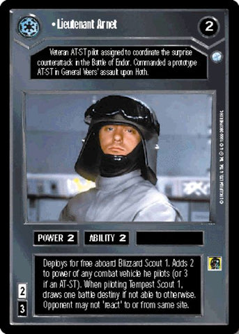 Star Wars CCG | Lieutenant Arnet - Endor | The Nerd Merchant