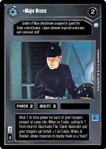 Star Wars CCG | Major Hewex - Endor | The Nerd Merchant