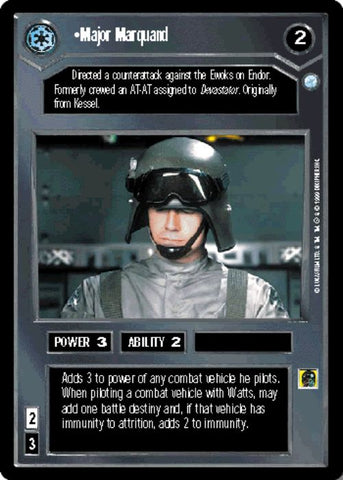 Star Wars CCG | Major Marquand - Endor | The Nerd Merchant