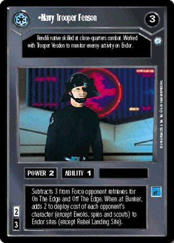 Star Wars CCG | Navy Trooper Fenson - Endor | The Nerd Merchant