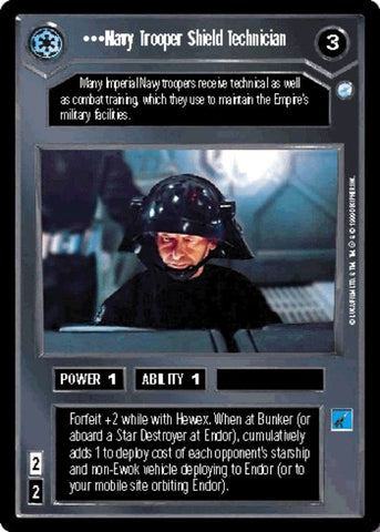 Star Wars CCG | Navy Trooper Shield Technician - Endor | The Nerd Merchant