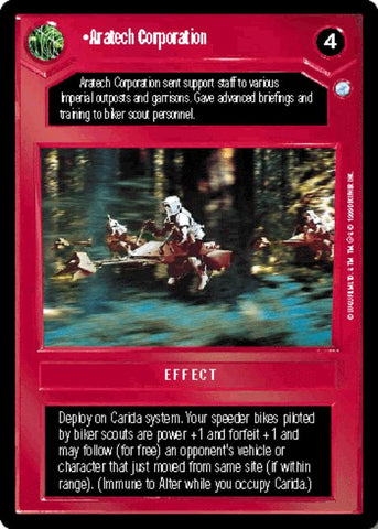 Star Wars CCG | Aratech Corporation - Endor | The Nerd Merchant