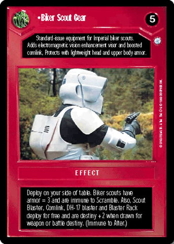 Star Wars CCG | Biker Scout Gear - Endor | The Nerd Merchant