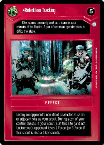 Star Wars CCG | Relentless Tracking - Endor | The Nerd Merchant