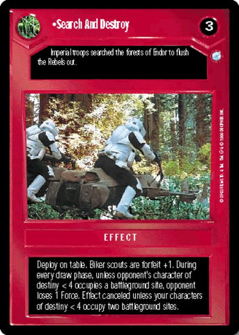 Star Wars CCG | Search And Destroy - Endor | The Nerd Merchant