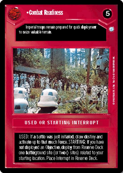 Star Wars CCG | Combat Readiness - Endor | The Nerd Merchant